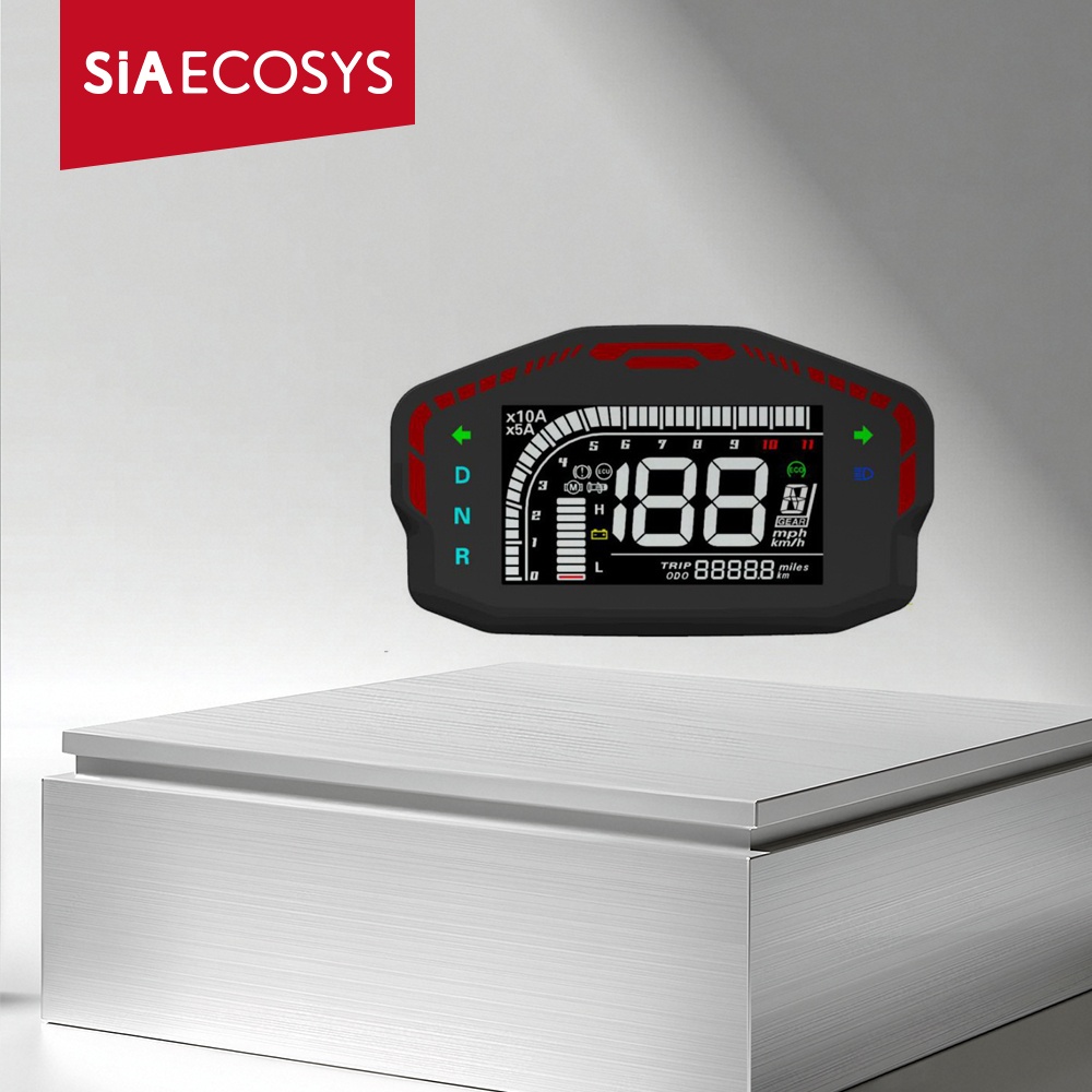 SIAECOSYS DKD LCD Velocímetro  - Kelly Kls7230S Controller avaliação e preço